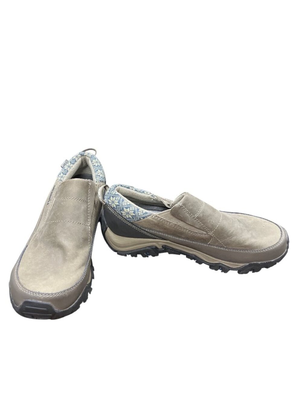 Merrell Select wms slip on beige blue waterproof hiking shoes sz 10 SKU 10-768